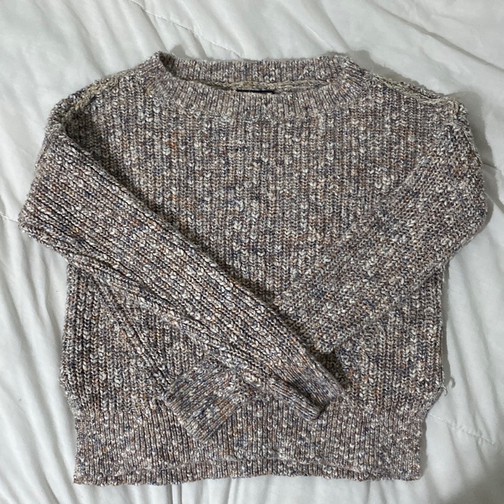 A&F Multicolor Knit Sweater Size XS
